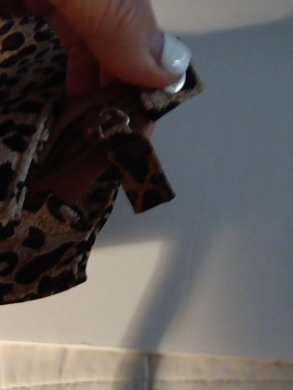 Designer Like Leopard Print Satchel - Brown and Black